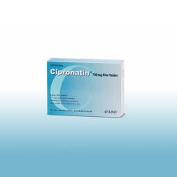 Cipronatin 750 mg - Ciprofloxacin - Atabay