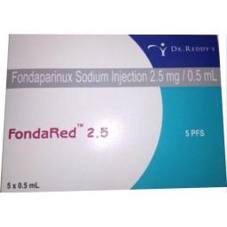 Fondared Injection 2.5 mg 0.5 ml  - Fondaparinux - Dr. Reddy`s